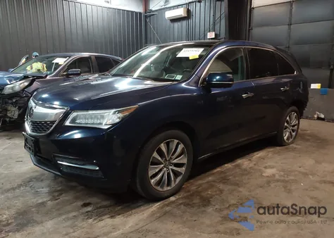 2015 Acura Mdx Technology Package z USA, uszkodzony, nr VIN 5FRYD4H42FB024671